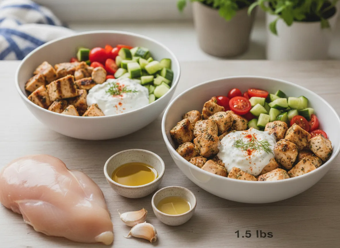 Greek Chicken Bowls recipe
