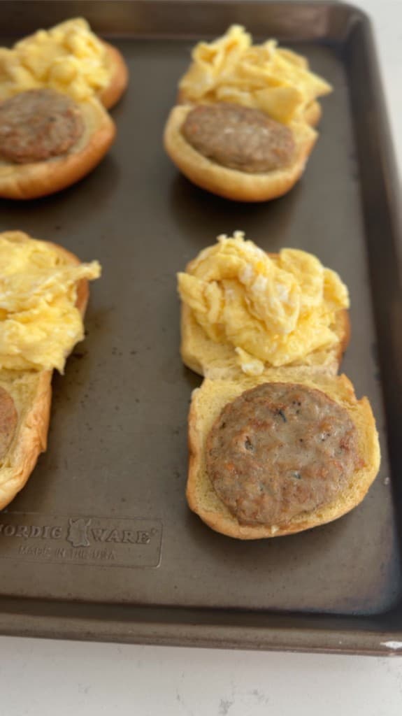 Sausage Egg Breakfast Sandwich recipe