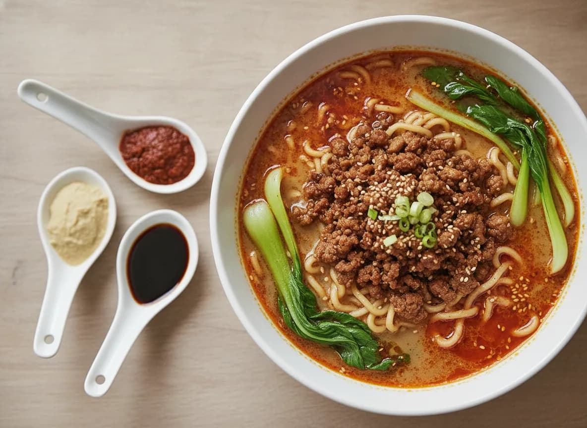 Spicy Miso Tantanmen recipe