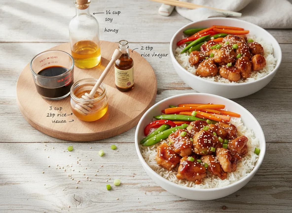 Teriyaki Chicken Bowls recipe